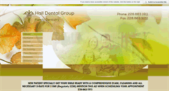 Desktop Screenshot of halldentalgroup.com